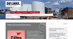 Desktop Screenshot of die-linke-stralsund.de